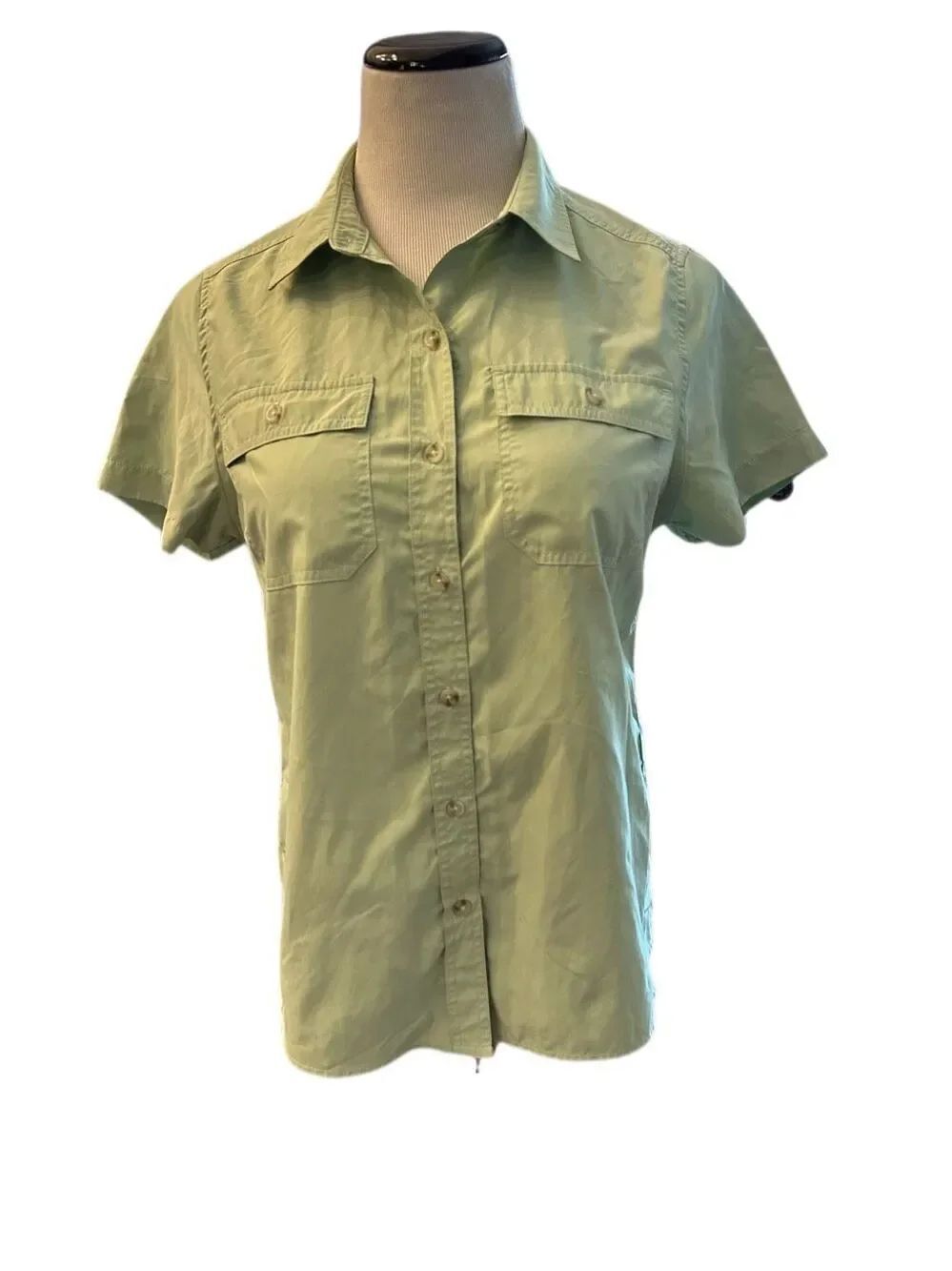 Eddie Bauer Women’s Mountain 3.0 Short Sleeve Button Down Sz S